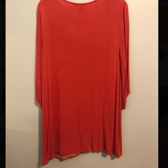Rust colored dress/long shirt - Picture 2 of 3